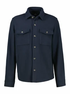 LERROS Hemden<Herren Langarmhemd marine uni
