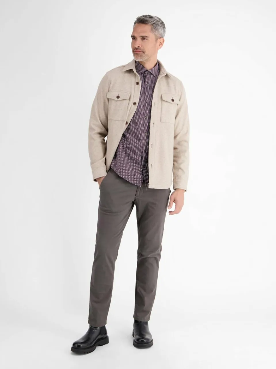 Herren LERROS Hemden>Herren Langarmhemd