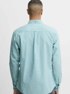 BLEND Hemden<Herren Langarmhemd - BHBugley blau uni