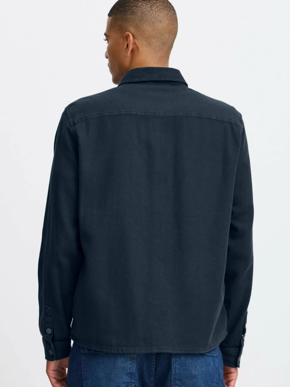 BLEND Hemden<Herren Langarmhemd - BHOvershirt blau gemustert