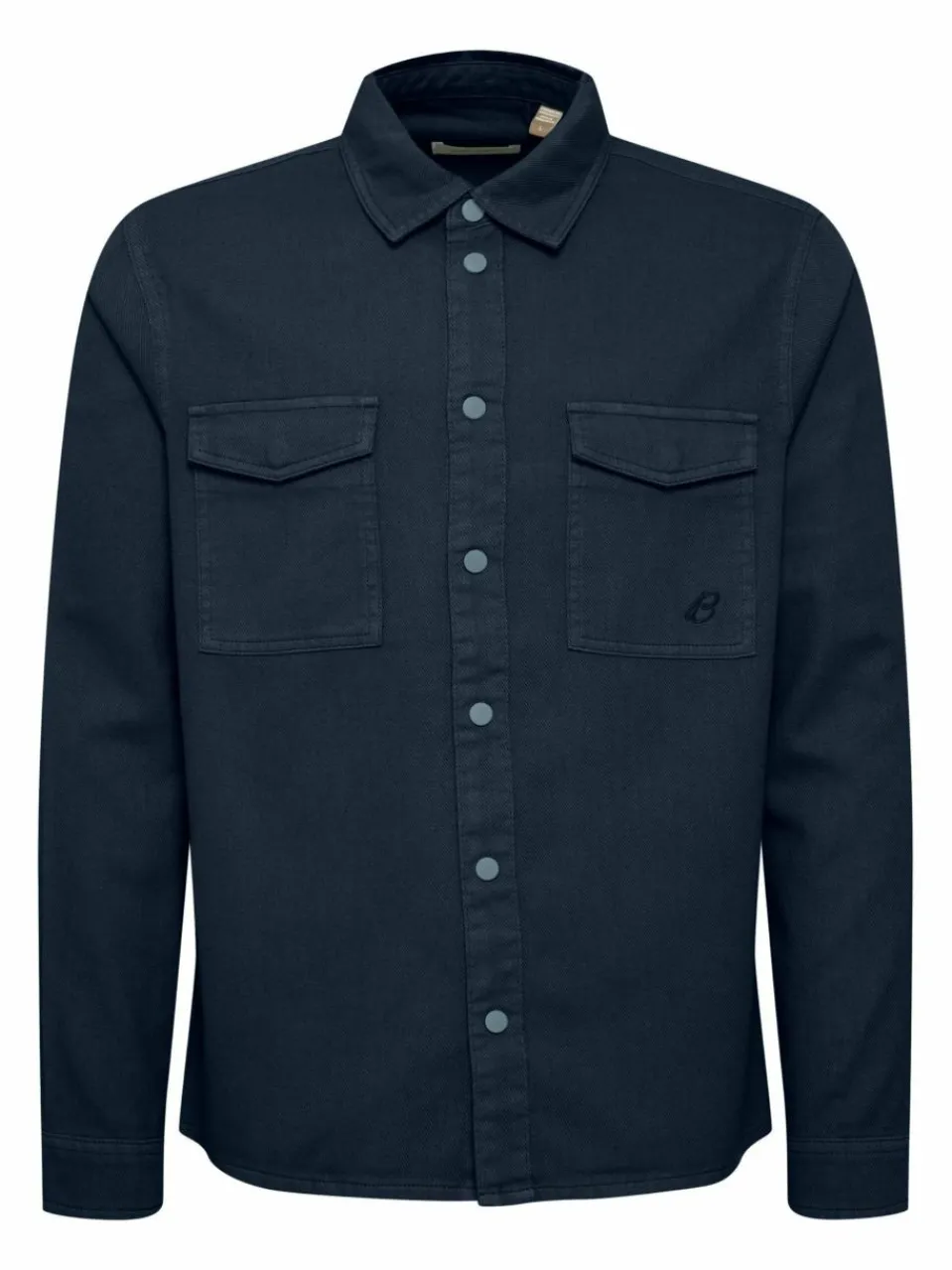 BLEND Hemden<Herren Langarmhemd - BHOvershirt blau gemustert