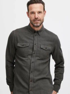 Herren FQ1924 Hemden>Herren Langarmhemd - FQSteven