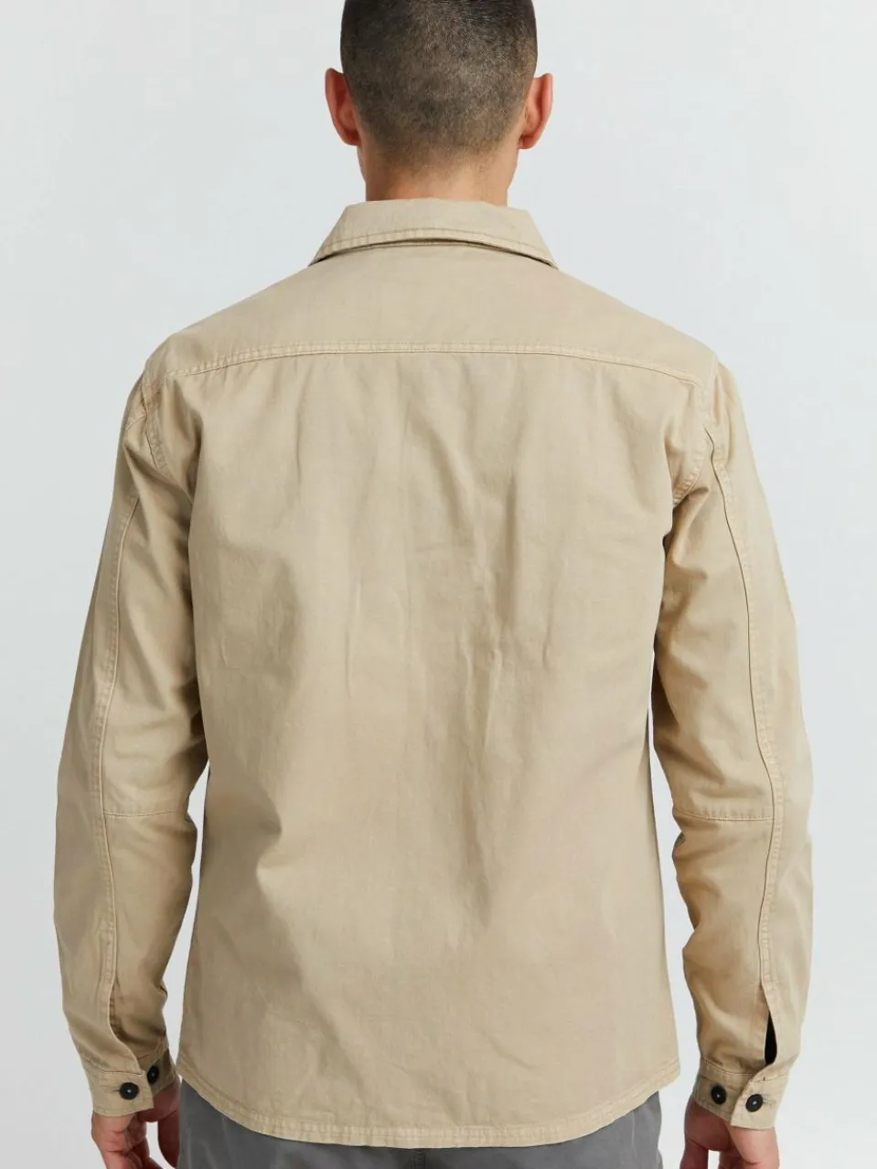 11 Project Hemden<Herren Langarmhemd - PRJohann beige uni