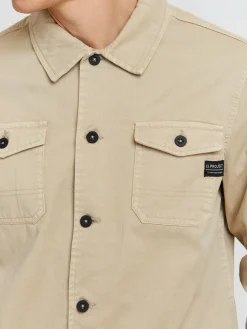 11 Project Hemden<Herren Langarmhemd - PRJohann beige uni