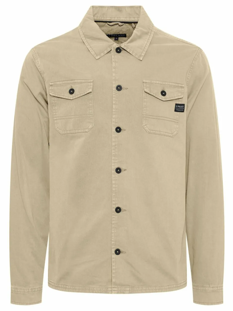 11 Project Hemden<Herren Langarmhemd - PRJohann beige uni