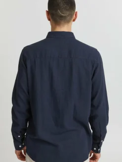 Herren Solid Hemden>Herren Langarmhemd - SDAllan