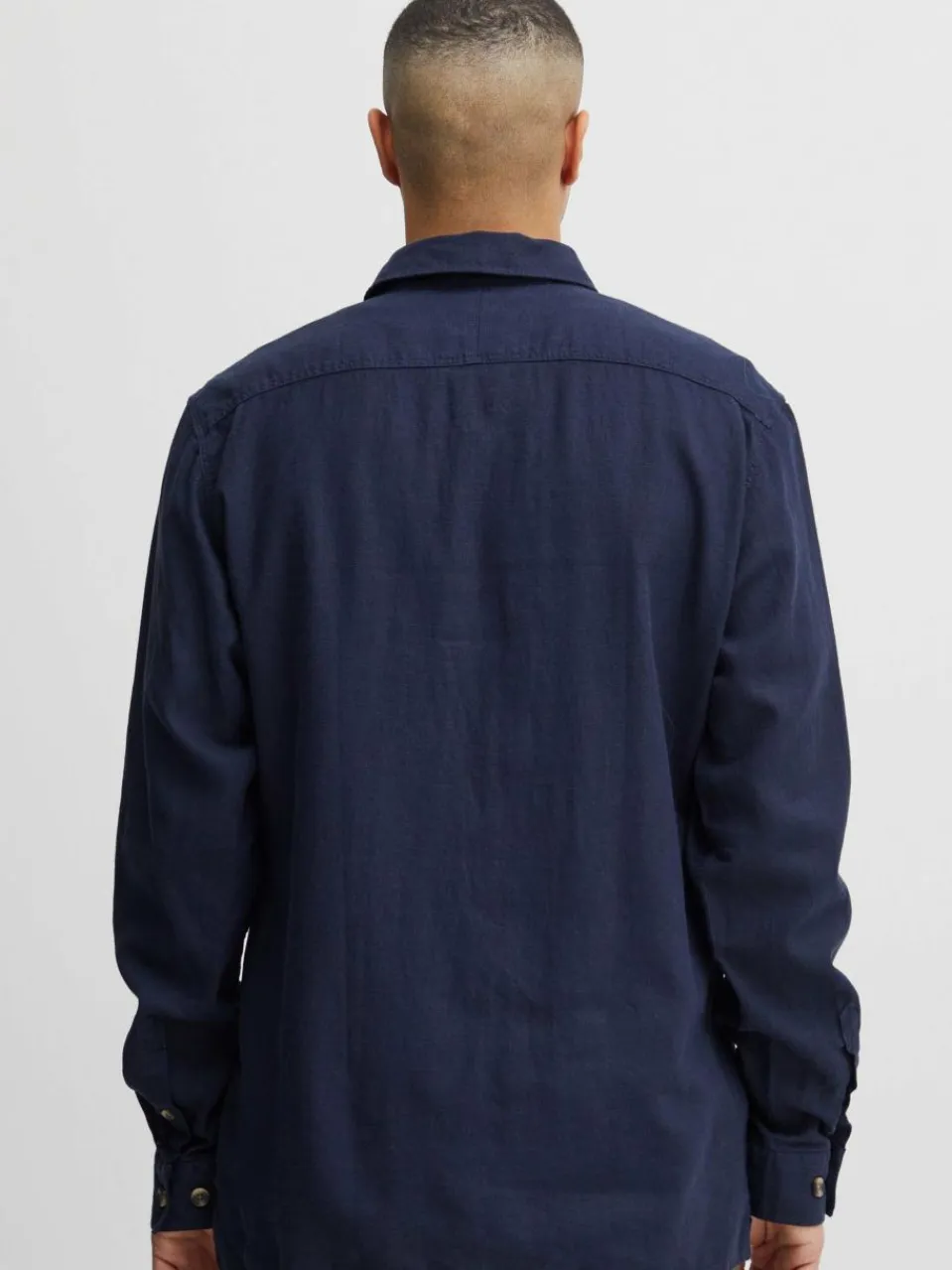 Herren Solid Hemden>Herren Langarmhemd - SDAllan