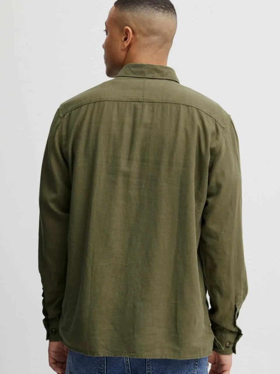 Herren Solid Hemden>Herren Langarmhemd - SDAllan