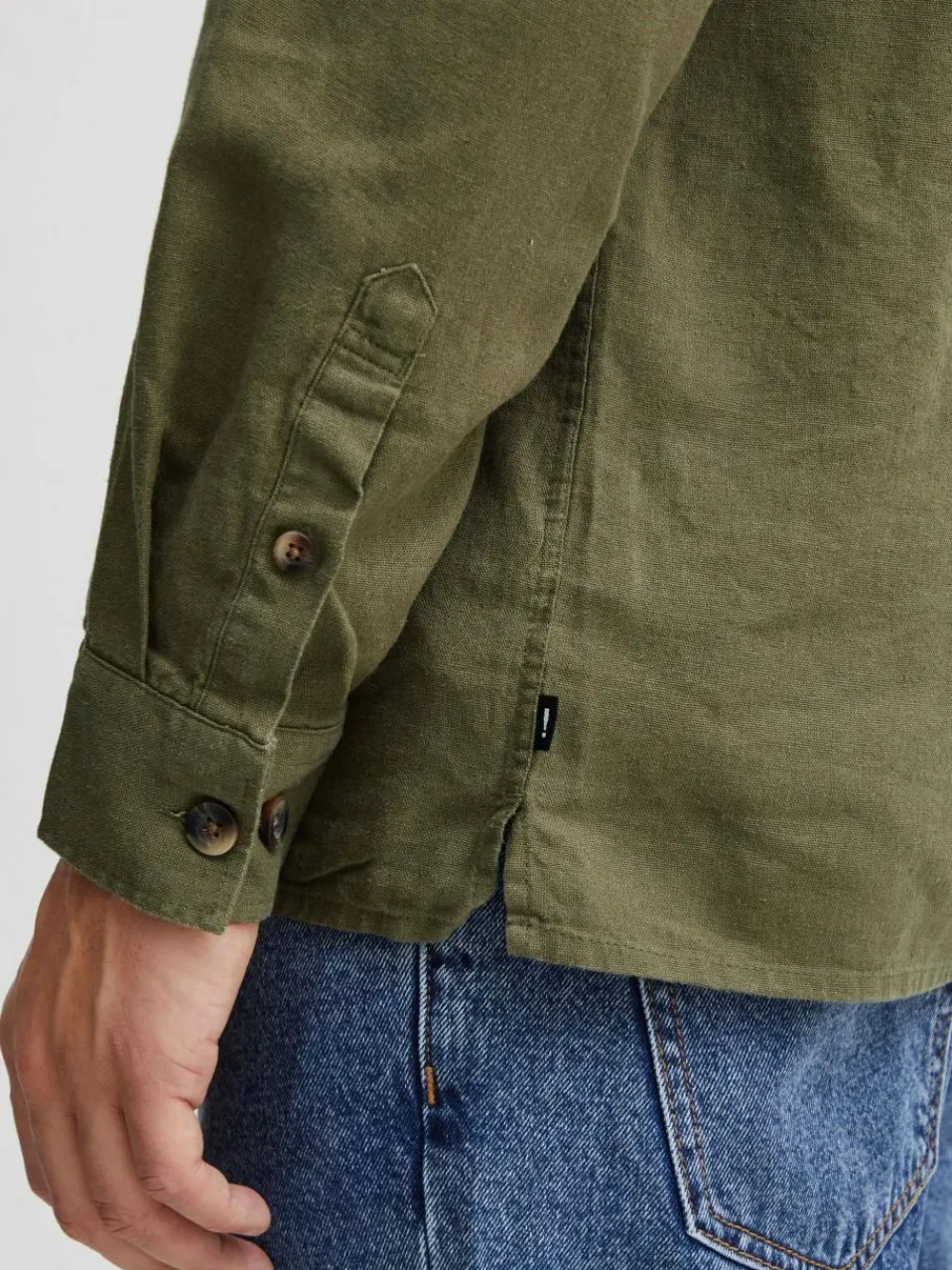 Herren Solid Hemden>Herren Langarmhemd - SDAllan