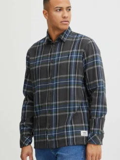 Herren Solid Hemden>Herren Langarmhemd - SDDanar