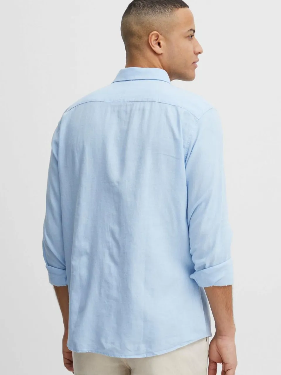 Herren Solid Hemden>Herren Langarmhemd - SDEnea