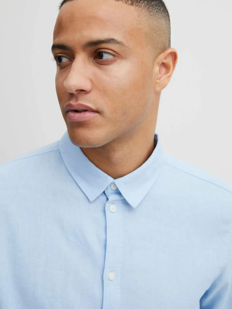 Herren Solid Hemden>Herren Langarmhemd - SDEnea