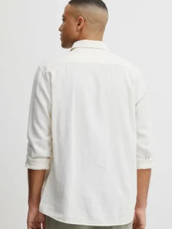 Solid Hemden<Herren Langarmhemd - SDEnea weiß uni