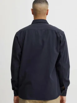 Herren Solid Hemden>Herren Langarmhemd - SDFidel