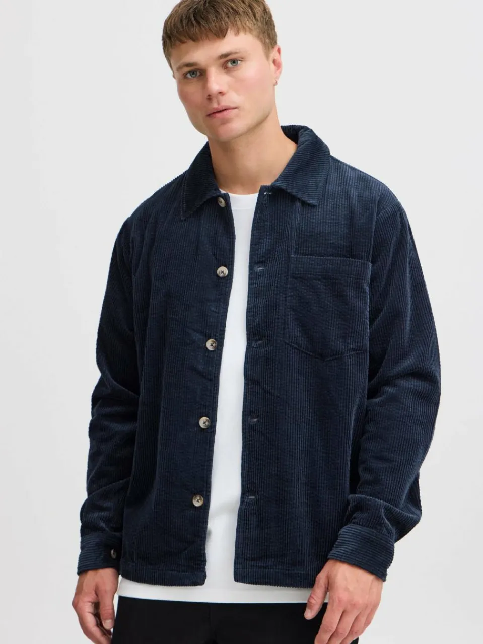 Herren Solid Hemden>Herren Langarmhemd - SDINGVI