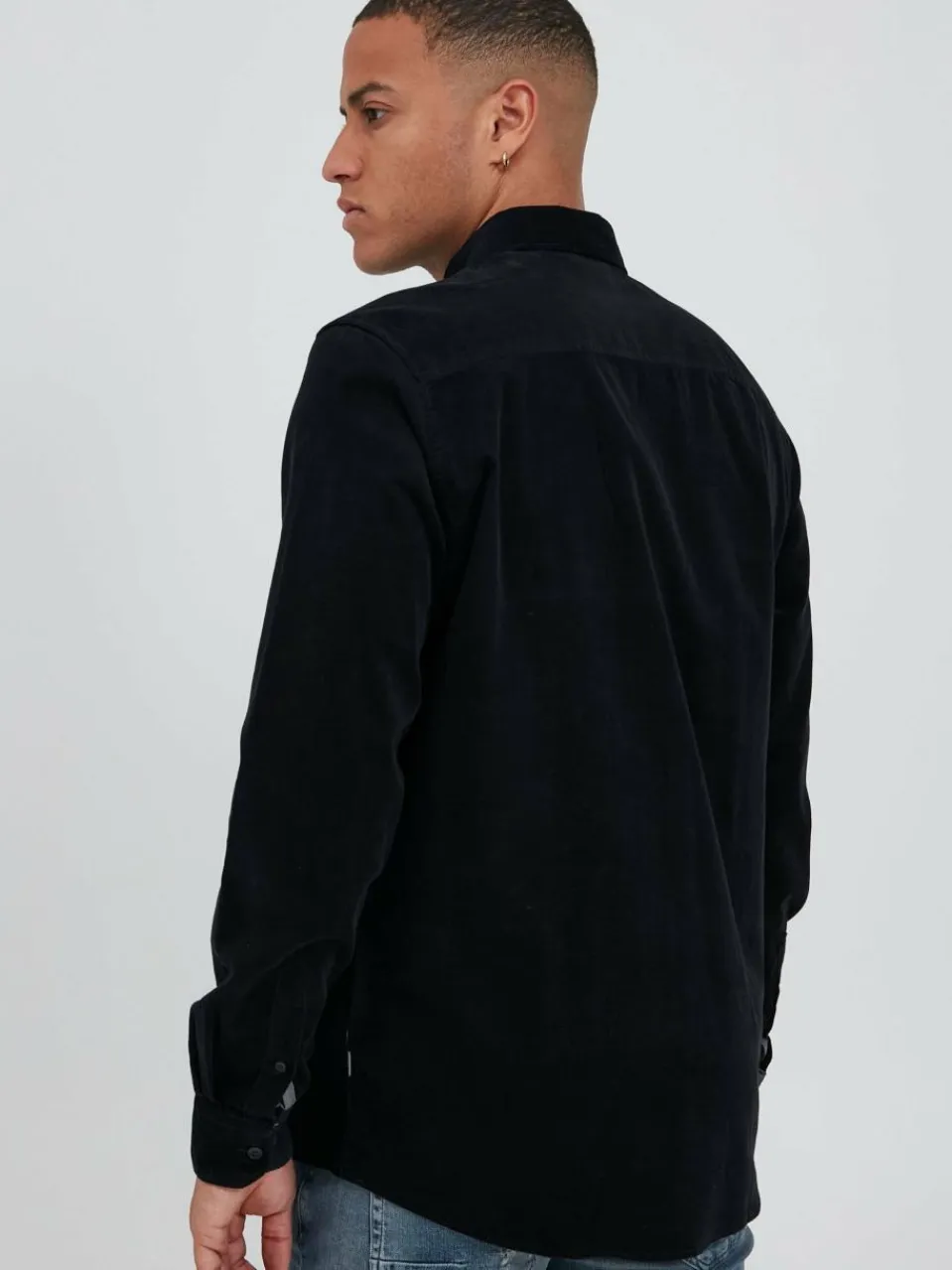 Herren Solid Hemden>Herren Langarmhemd - SDJuan