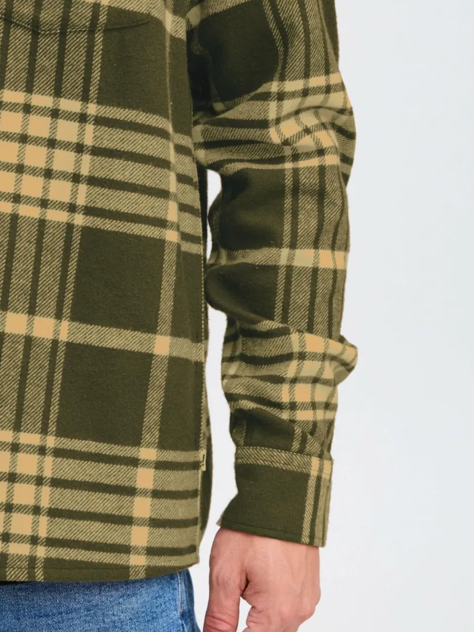 Herren Solid Hemden>Herren Langarmhemd - SDNAB