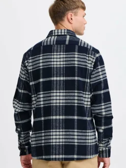 Herren Solid Hemden>Herren Langarmhemd - SDNAB