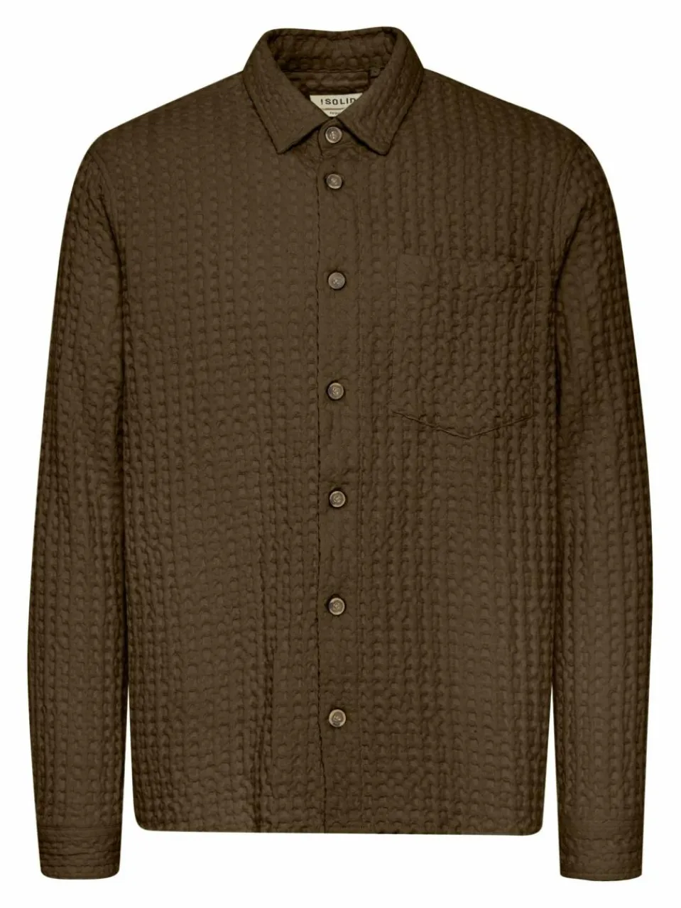 Herren Solid Hemden>Herren Langarmhemd - SDNELIX