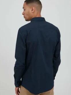 Herren Solid Hemden>Herren Langarmhemd - SDTyler