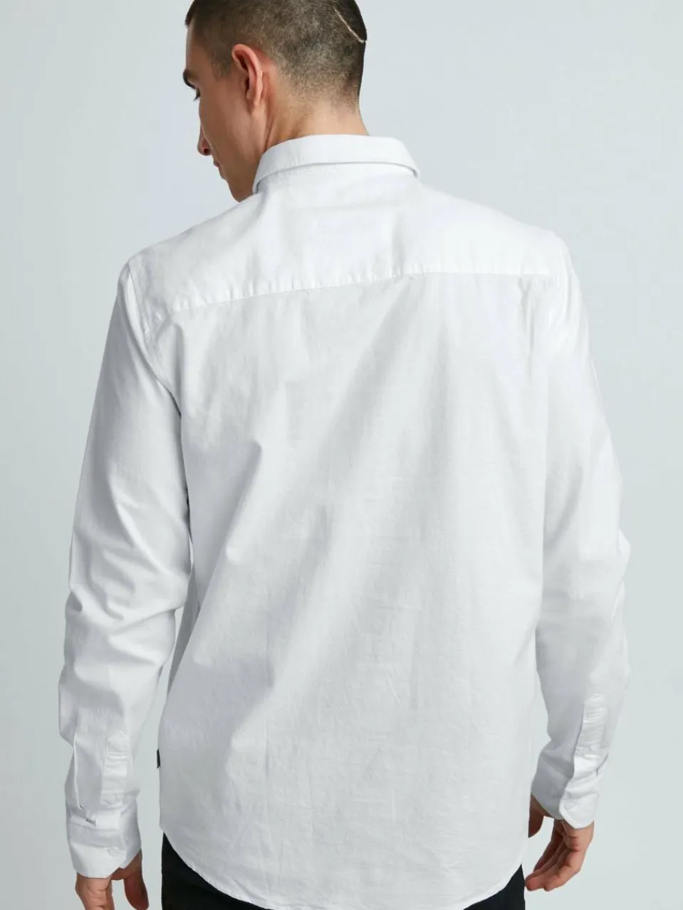 Herren Solid Hemden>Herren Langarmhemd - SDVal