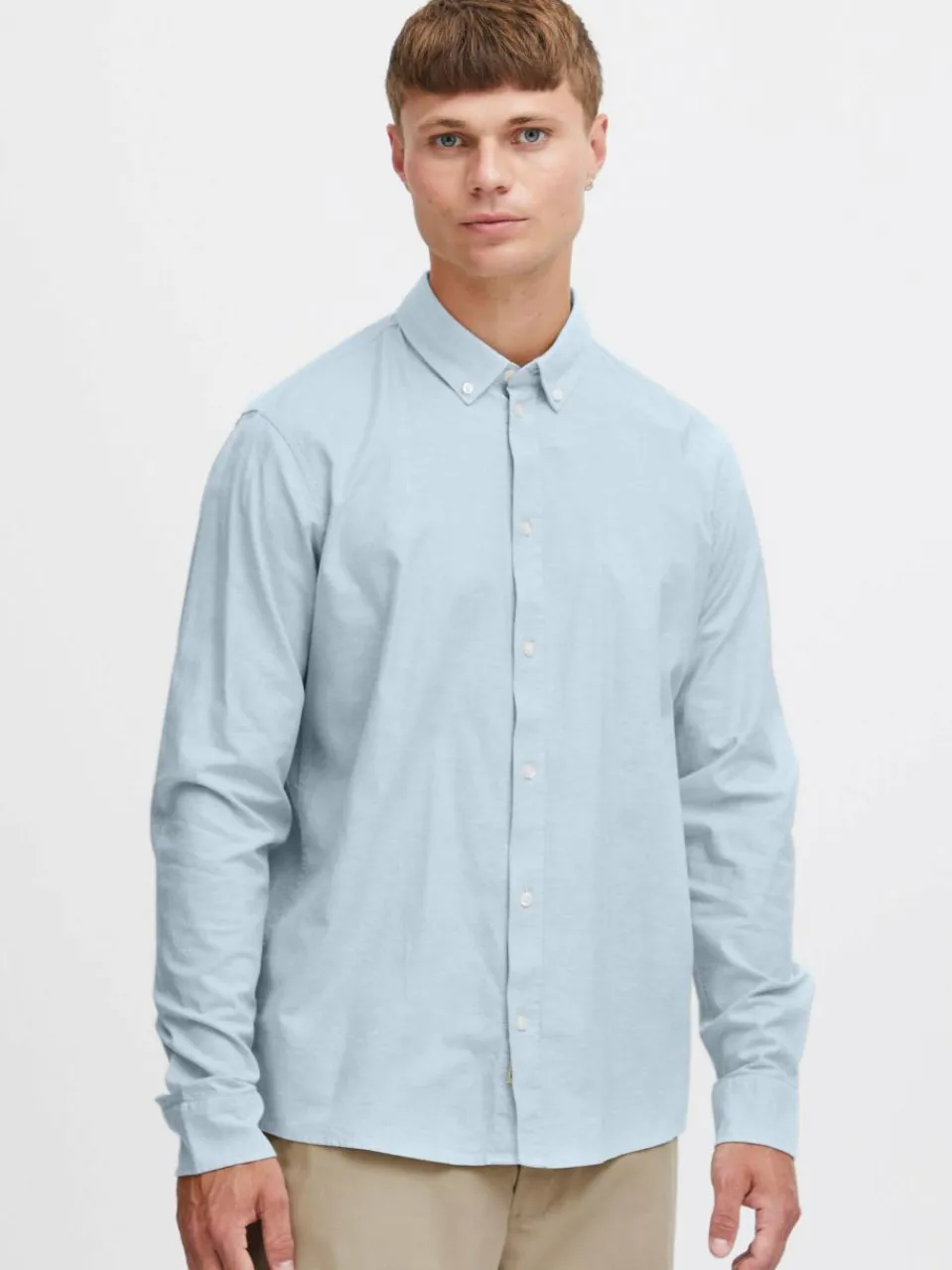 Herren Solid Hemden>Herren Langarmhemd - SDVal