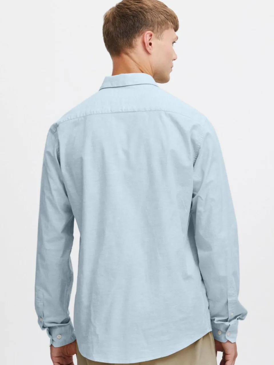 Herren Solid Hemden>Herren Langarmhemd - SDVal