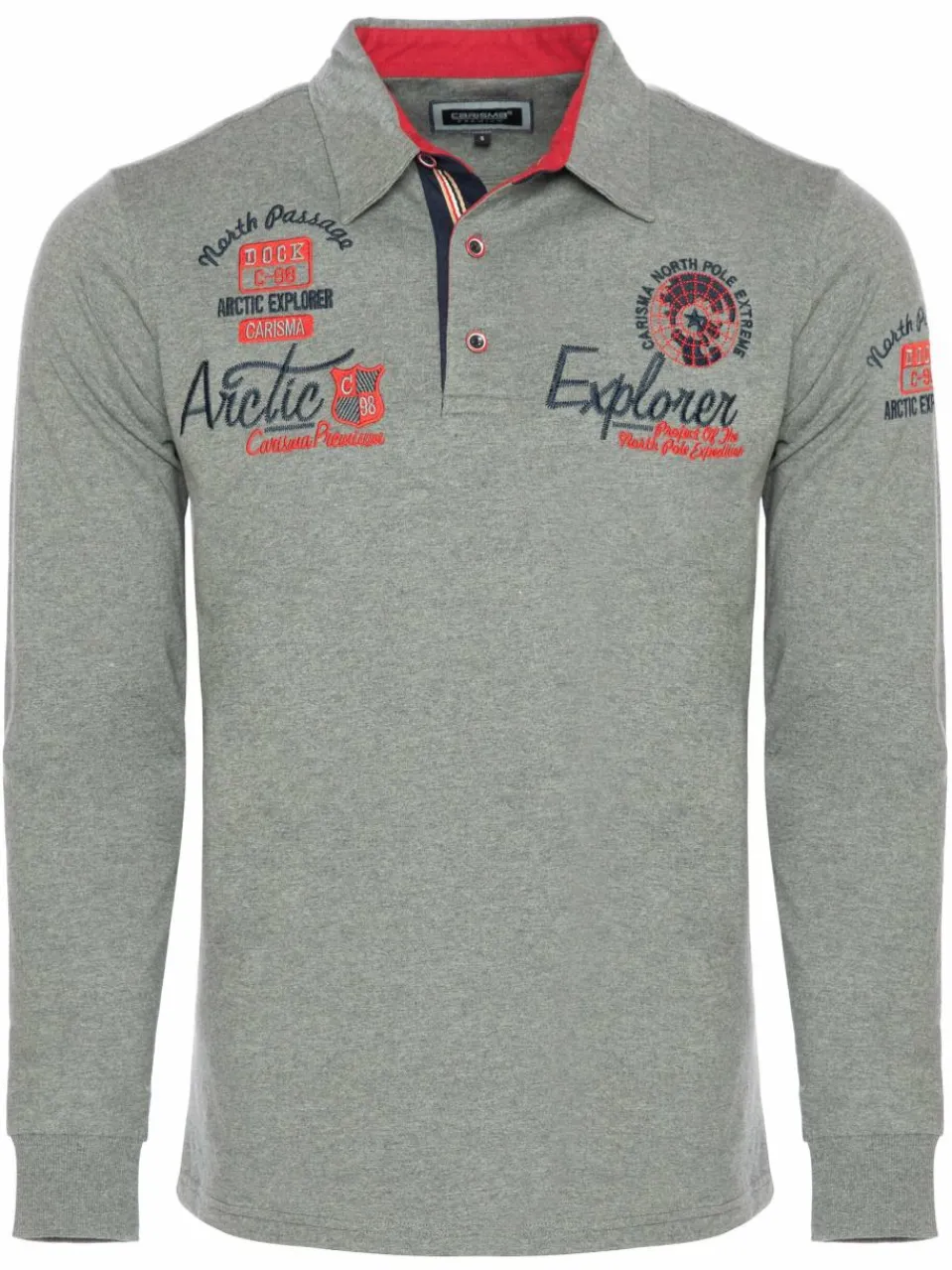 Herren Carisma Poloshirts>Herren Langarm-Polo