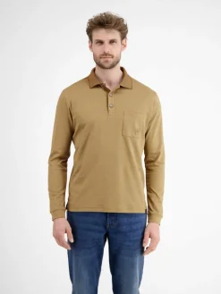 Herren LERROS Poloshirts>Herren Langarm-Poloshirt