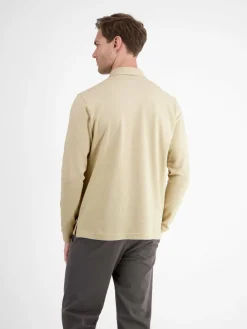 Herren LERROS Poloshirts>Herren Langarm-Poloshirt