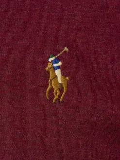 Polo Ralph Lauren Poloshirts|Shirts<Herren Langarm-Poloshirt bordeaux uni