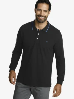 Herren Jan Vanderstorm Poloshirts>Herren Langarm-Poloshirt - ELLIS