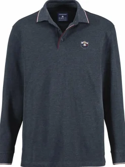 Herren BABISTA Poloshirts>Herren Langarm-Poloshirt - MILANVETZO
