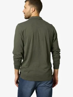 BABISTA Poloshirts<Herren Langarm-Poloshirt - FIOREZONTO oliv uni