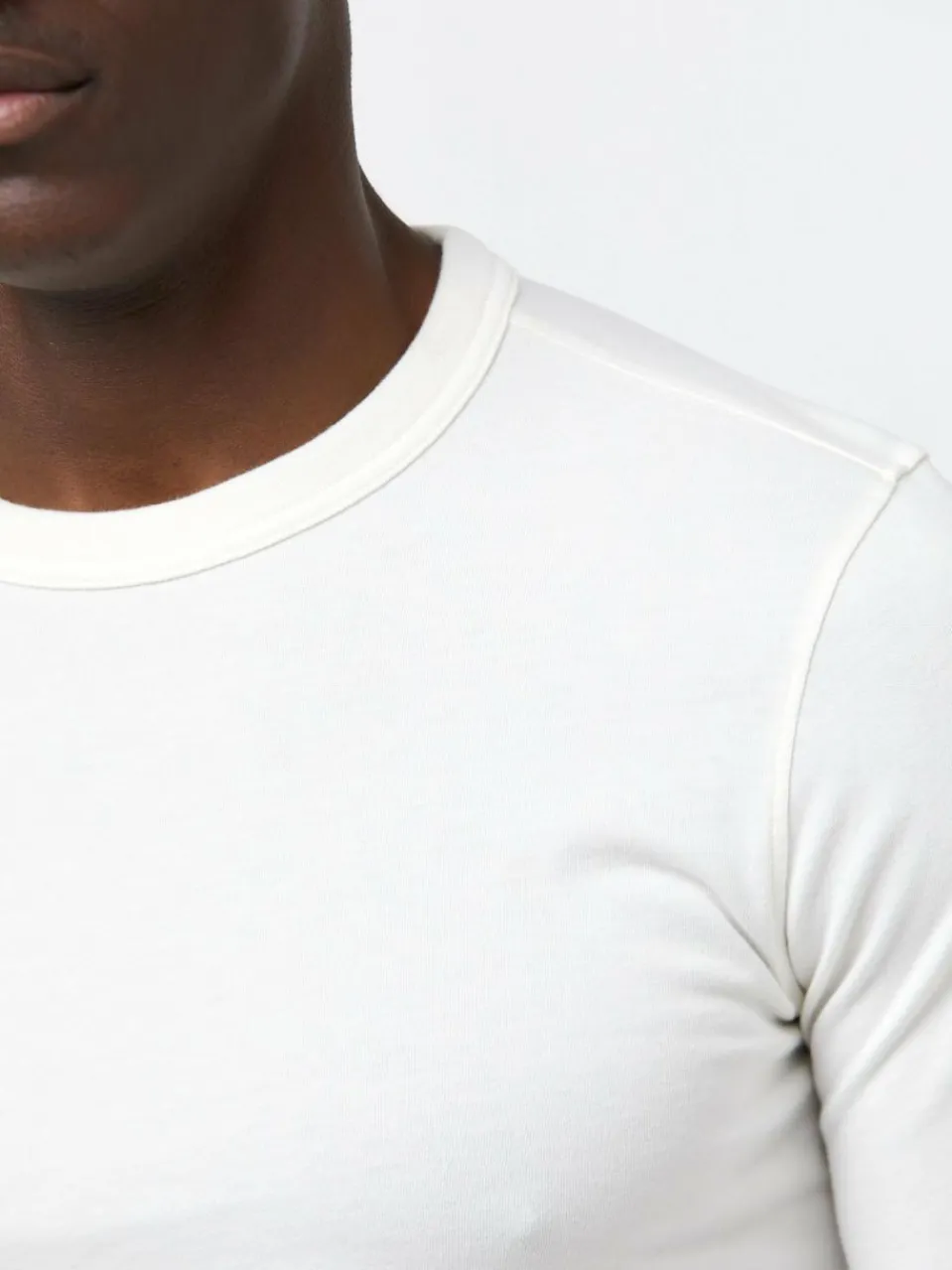 Profuomo Shirts<Herren Langarmshirt weiß uni