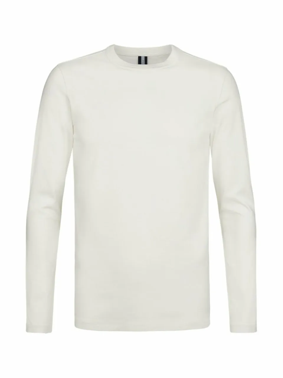 Profuomo Shirts<Herren Langarmshirt weiß uni