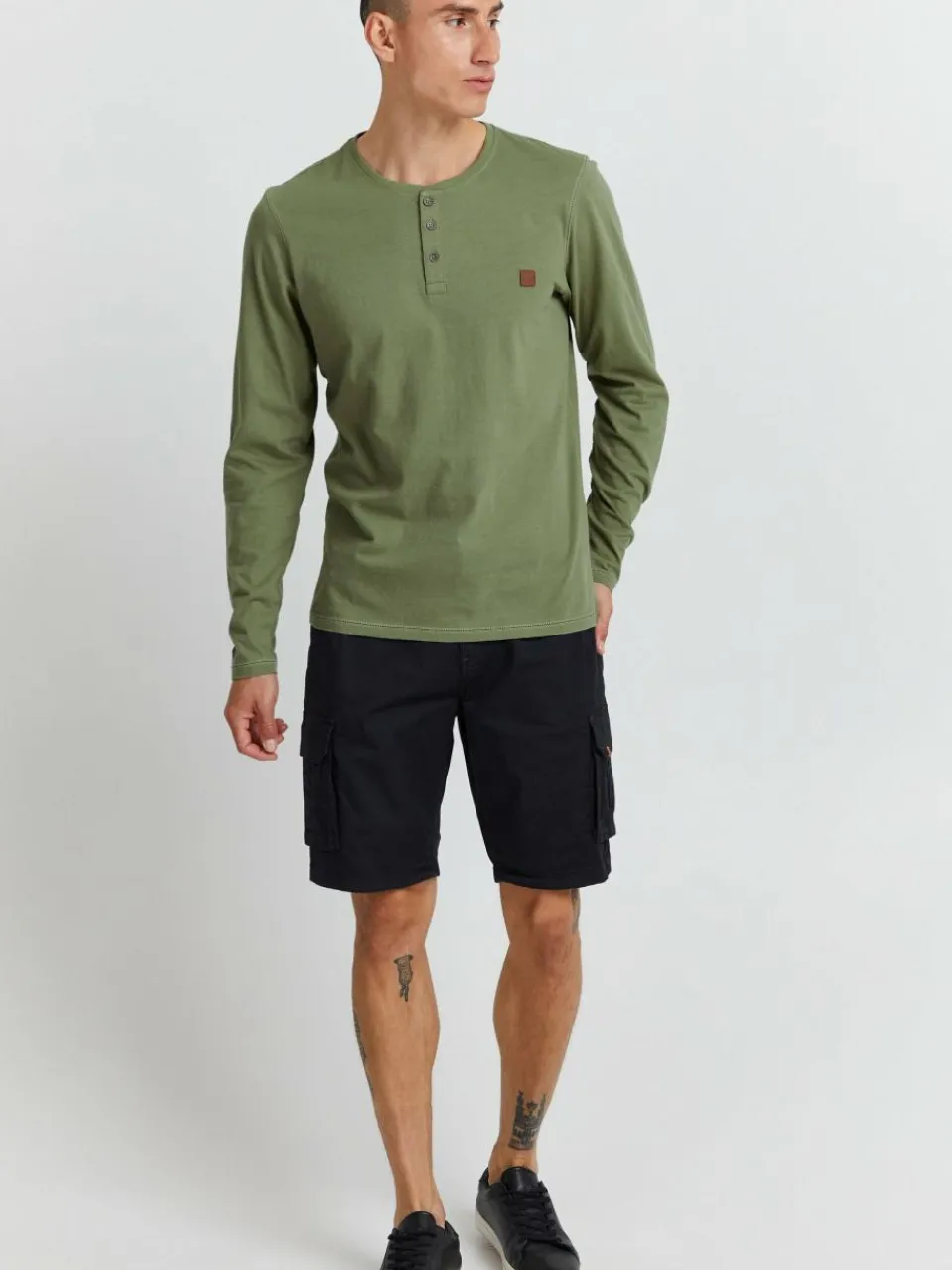 Herren 11 Project Shirts>Herren Langarmshirt - PRBonso