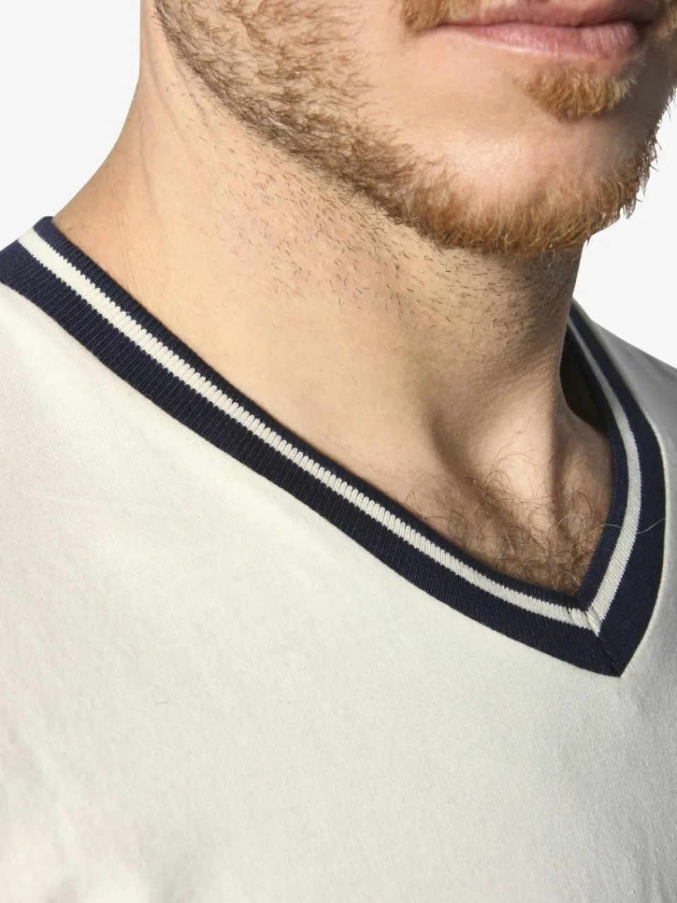 Jan Vanderstorm Shirts<Herren Langarmshirt - RAGNHILD vanille bedruckt