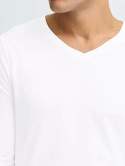 Solid Shirts<Herren Langarmshirt - SDBasil mehrfarbig uni