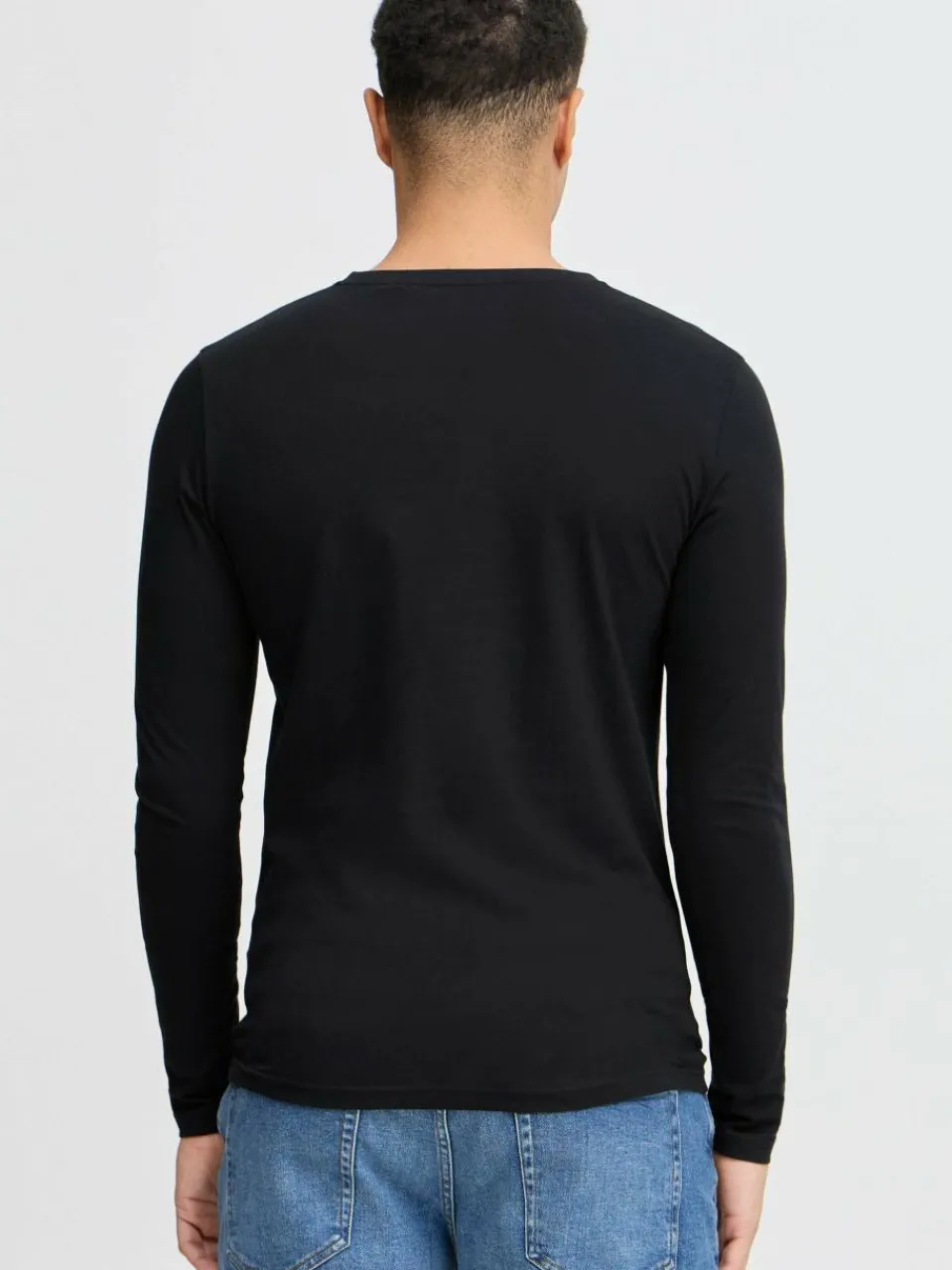 Solid Shirts<Herren Langarmshirt - SDBasil mehrfarbig uni