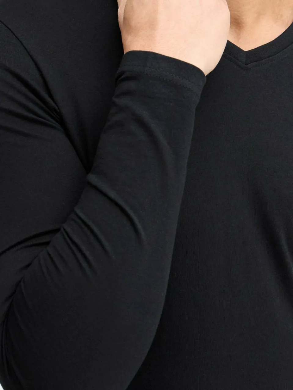 Solid Shirts<Herren Langarmshirt - SDBasil mehrfarbig uni