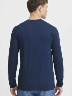 Herren Solid Shirts>Herren Langarmshirt - SDODIFAN