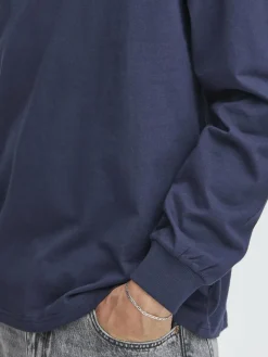 Solid Shirts<Herren Langarmshirt - SDREYNALDO blau uni