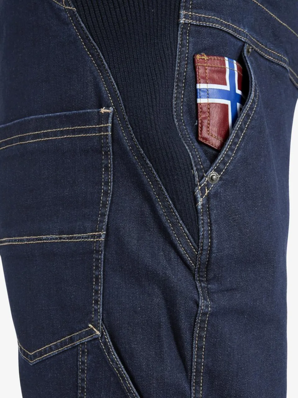 Jan Vanderstorm Hosen<Herren Latzhose - KEARON blau uni