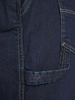 Jan Vanderstorm Hosen<Herren Latzhose - KEARON blau uni