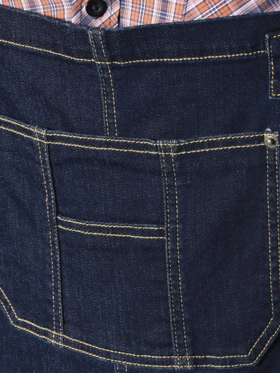 Jan Vanderstorm Hosen<Herren Latzhose - KEARON blau uni