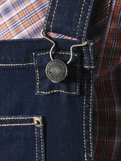 Jan Vanderstorm Hosen<Herren Latzhose - KEARON blau uni