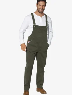 Jan Vanderstorm Hosen<Herren Latzhose - KEARON oliv uni