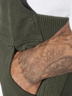 Jan Vanderstorm Hosen<Herren Latzhose - KEARON oliv uni