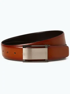 Condor Gürtel & Hosenträger<Herren Ledergürtel cognac uni